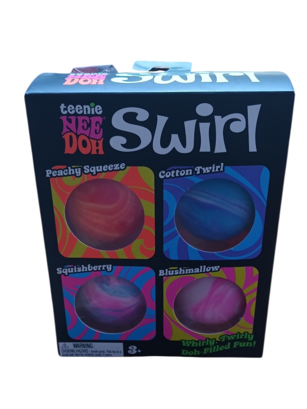 Teenie NeeDoh Swirl Kids Squeeze Ball Set - Multi-Color